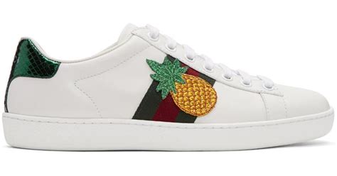 gucci ace pineapple sneakers